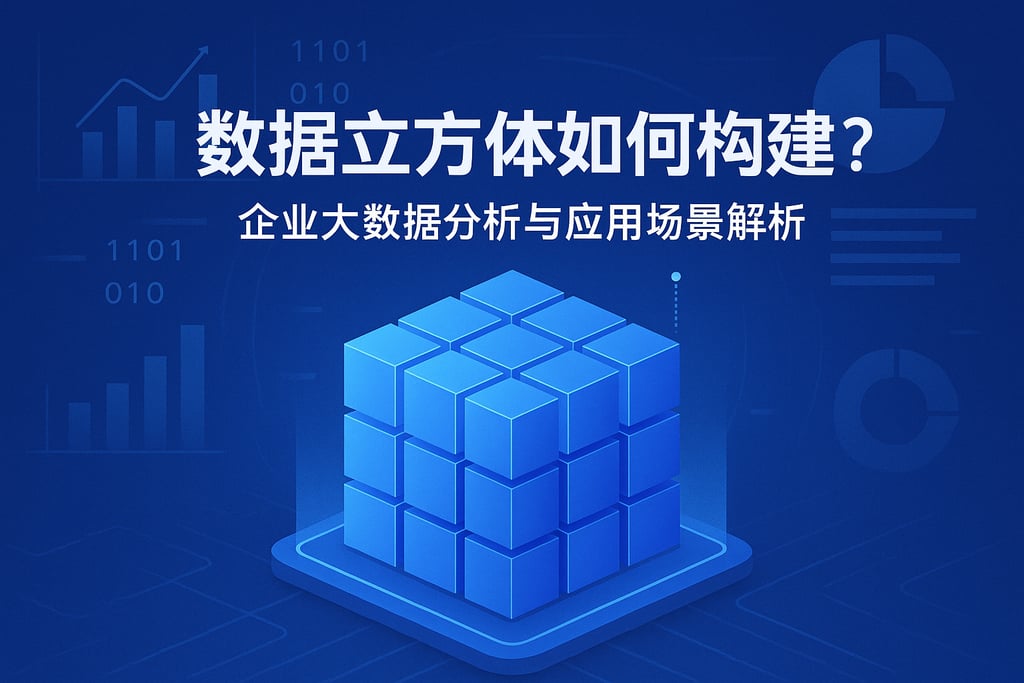 数据立方体如何构建？企业大数据分析与应用场景解析