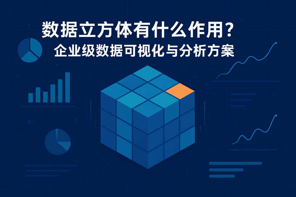 数据立方体有什么作用？企业级数据可视化与分析方案