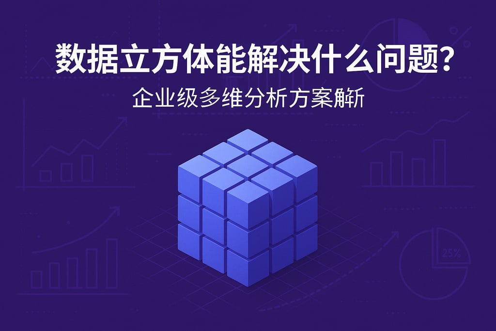数据立方体能解决什么问题？企业级多维分析方案解析