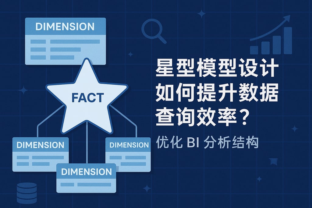 星型模型设计如何提升数据查询效率？优化BI分析结构
