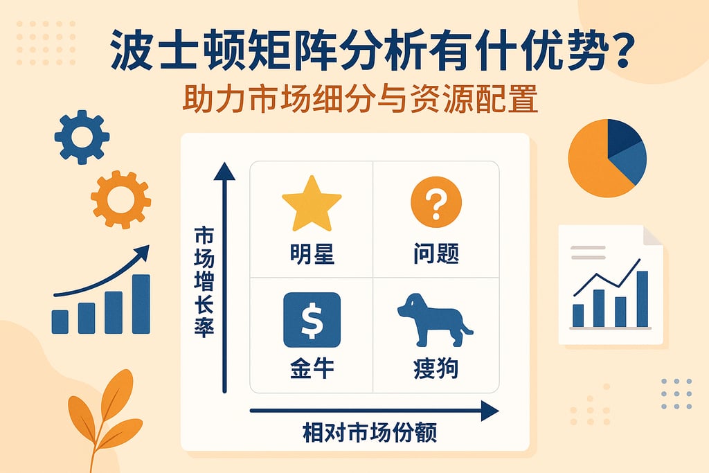 波士顿矩阵分析有什么优势？助力市场细分与资源配置