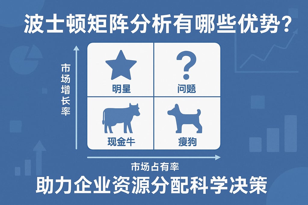 波士顿矩阵分析有哪些优势？助力企业资源分配科学决策