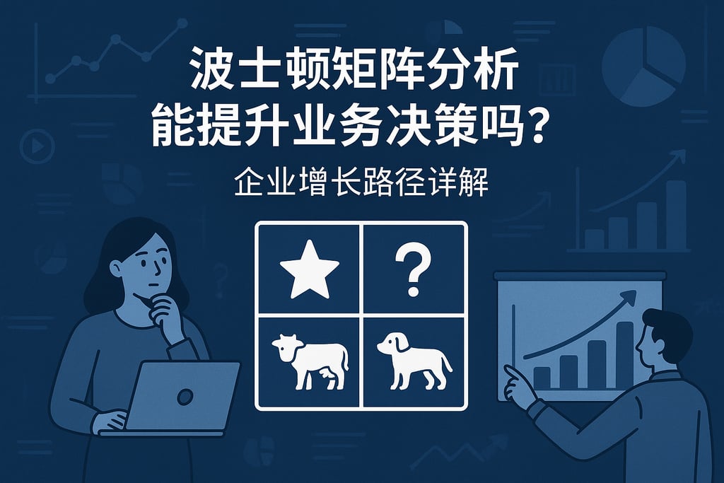 波士顿矩阵分析能提升业务决策吗？企业增长路径详解