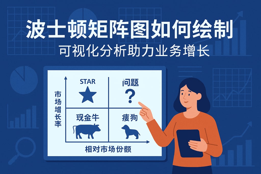 波士顿矩阵图如何绘制？可视化分析助力业务增长