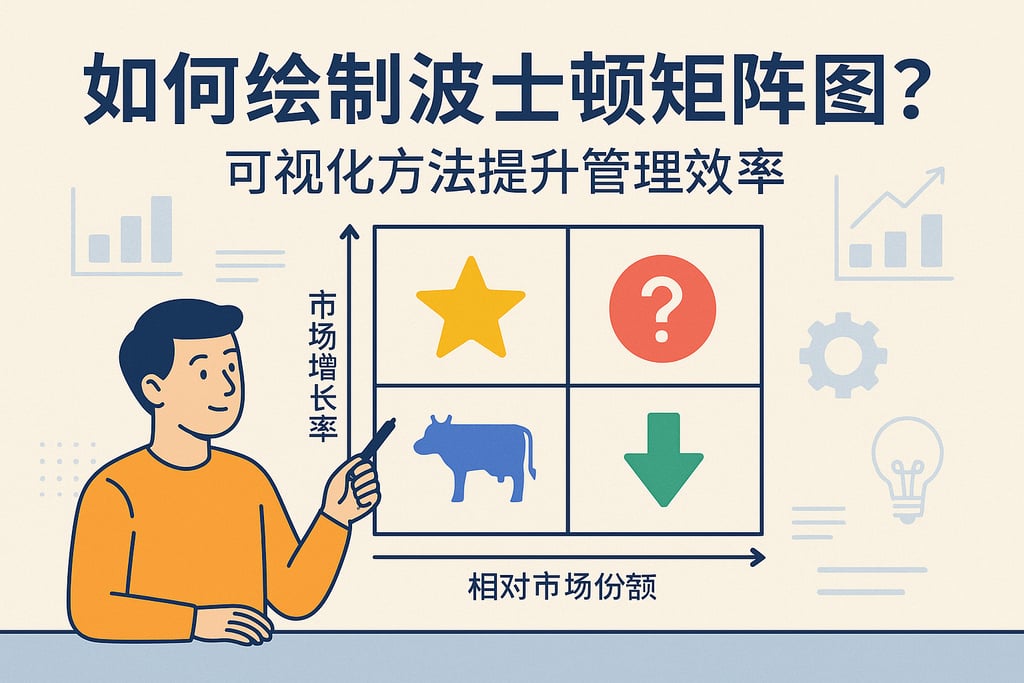 波士顿矩阵图如何绘制？可视化方法提升管理效率