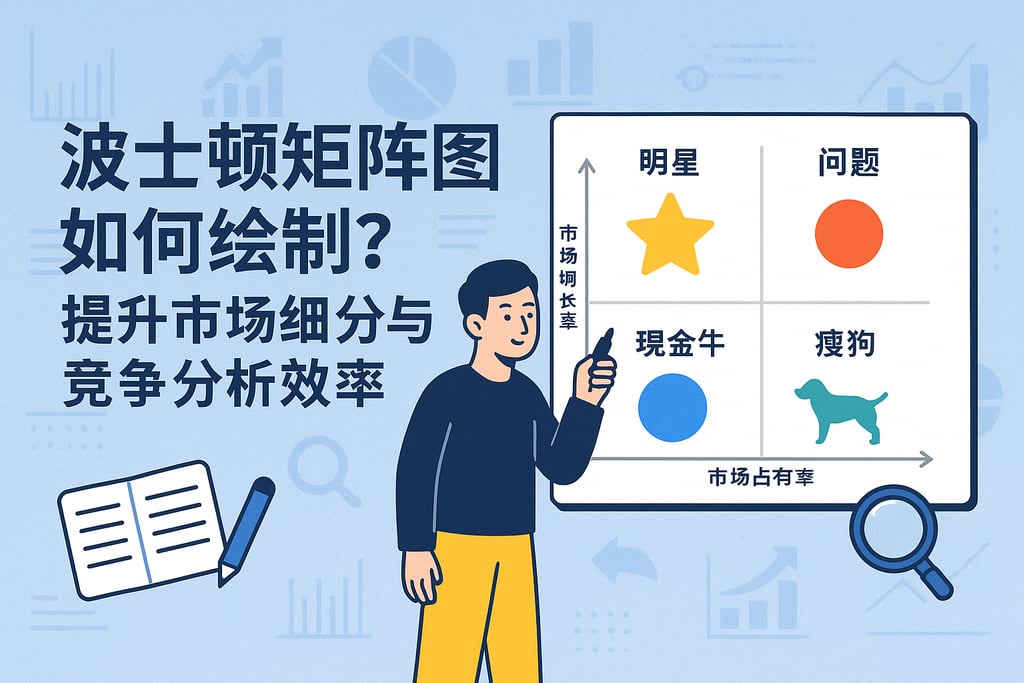 波士顿矩阵图如何绘制？提升市场细分与竞争分析效率