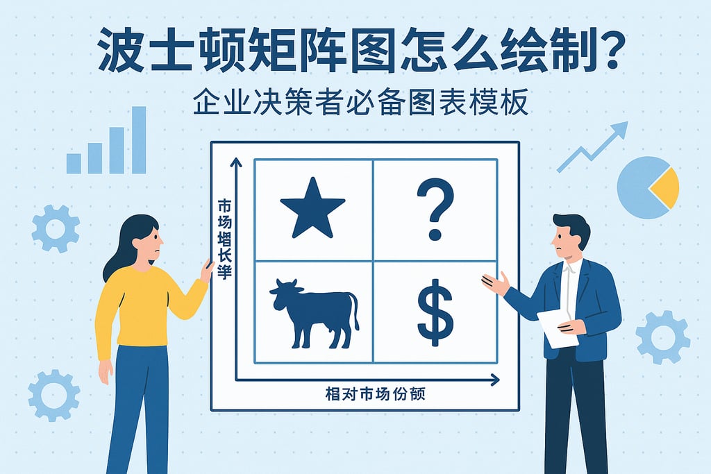 波士顿矩阵图怎么绘制？企业决策者必备图表模板