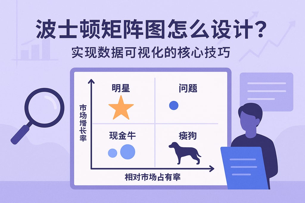波士顿矩阵图怎么设计？实现数据可视化的核心技巧