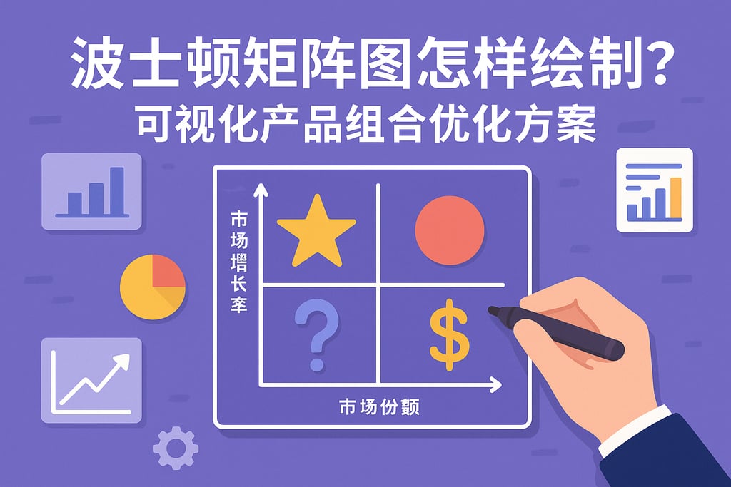 波士顿矩阵图怎样绘制？可视化产品组合优化方案