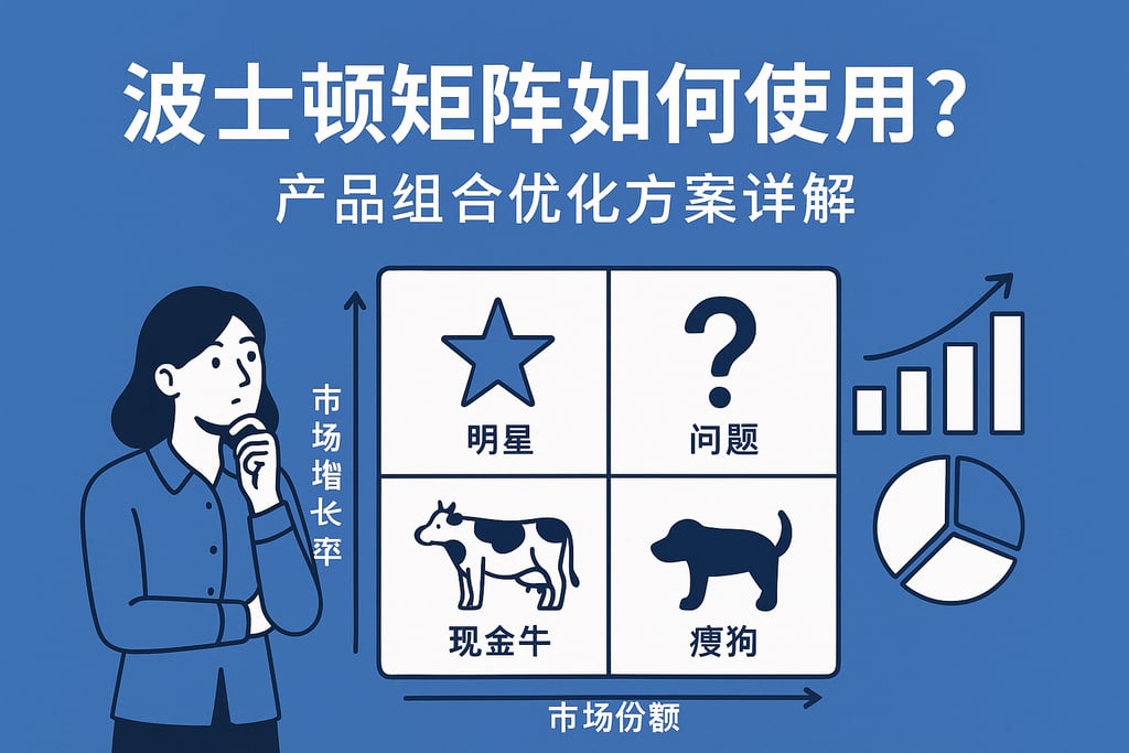 波士顿矩阵如何使用？产品组合优化方案详解