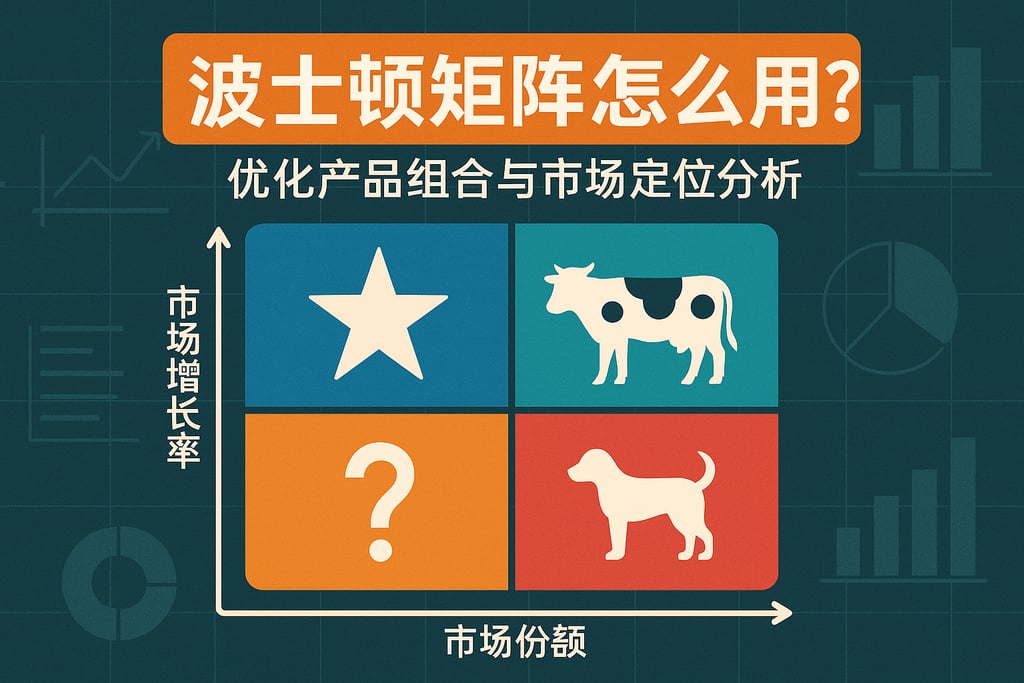 波士顿矩阵怎么用？优化产品组合与市场定位分析