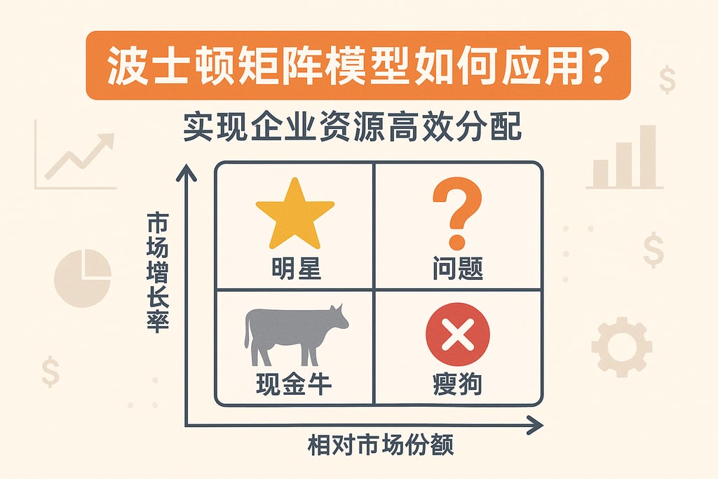 波士顿矩阵模型如何应用？实现企业资源高效分配