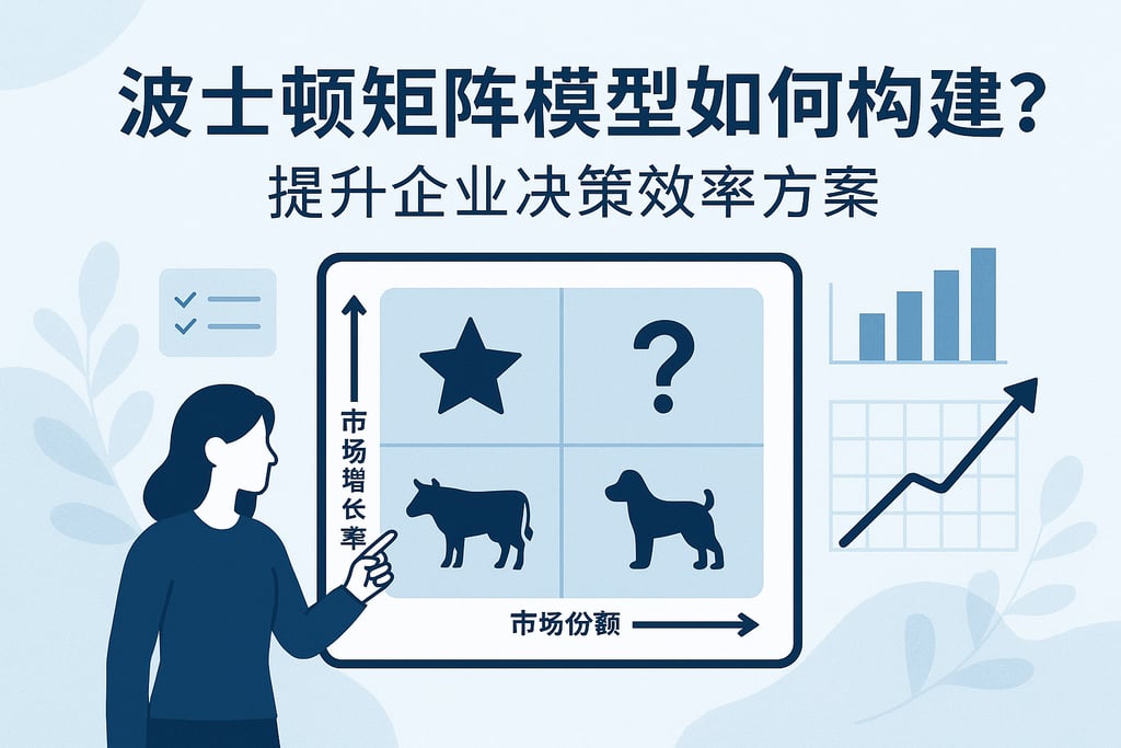 波士顿矩阵模型如何构建？提升企业决策效率方案