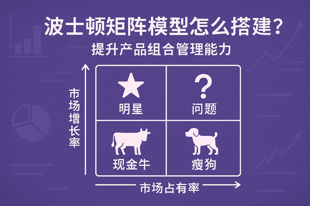 波士顿矩阵模型怎么搭建？提升产品组合管理能力