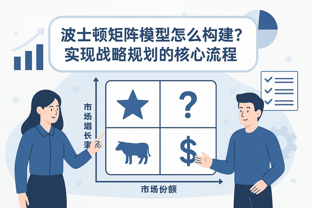 波士顿矩阵模型怎么构建？实现战略规划的核心流程