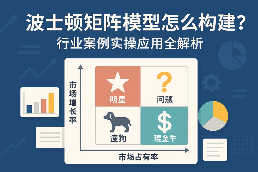 波士顿矩阵模型怎么构建？行业案例实操应用全解析