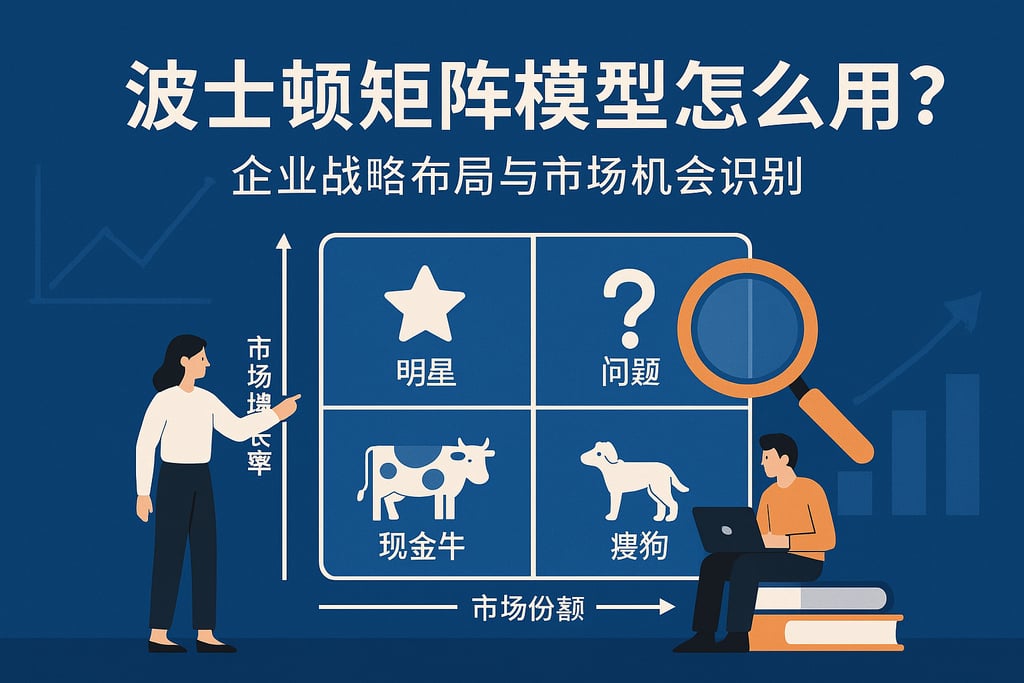 波士顿矩阵模型怎么用？企业战略布局与市场机会识别
