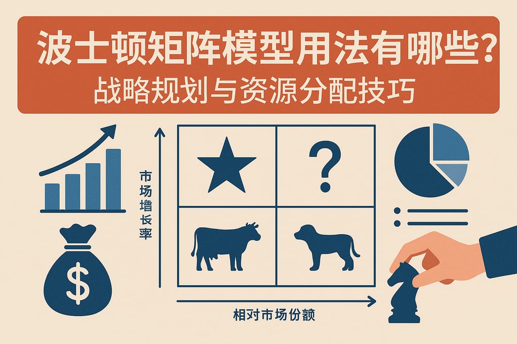 波士顿矩阵模型用法有哪些？战略规划与资源分配技巧