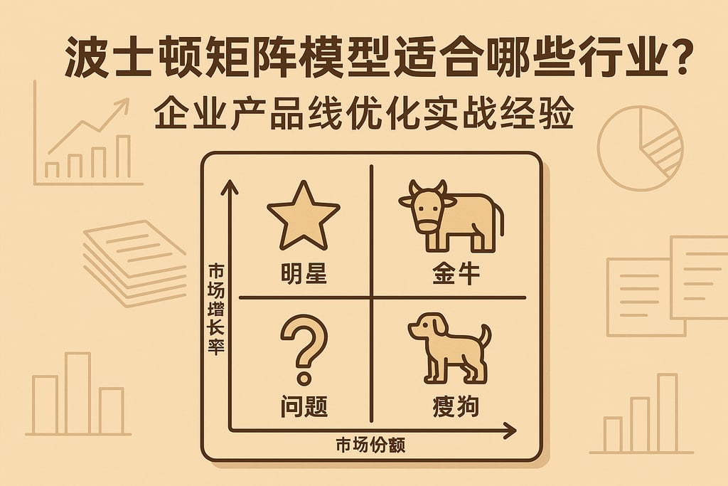 波士顿矩阵模型适合哪些行业？企业产品线优化实战经验