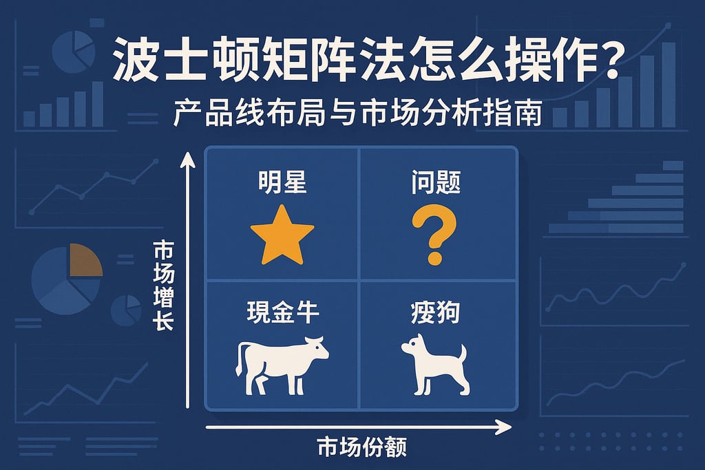 波士顿矩阵法怎么操作？产品线布局与市场分析指南