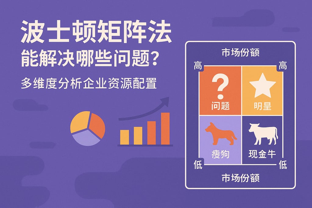 波士顿矩阵法能解决哪些问题？多维度分析企业资源配置
