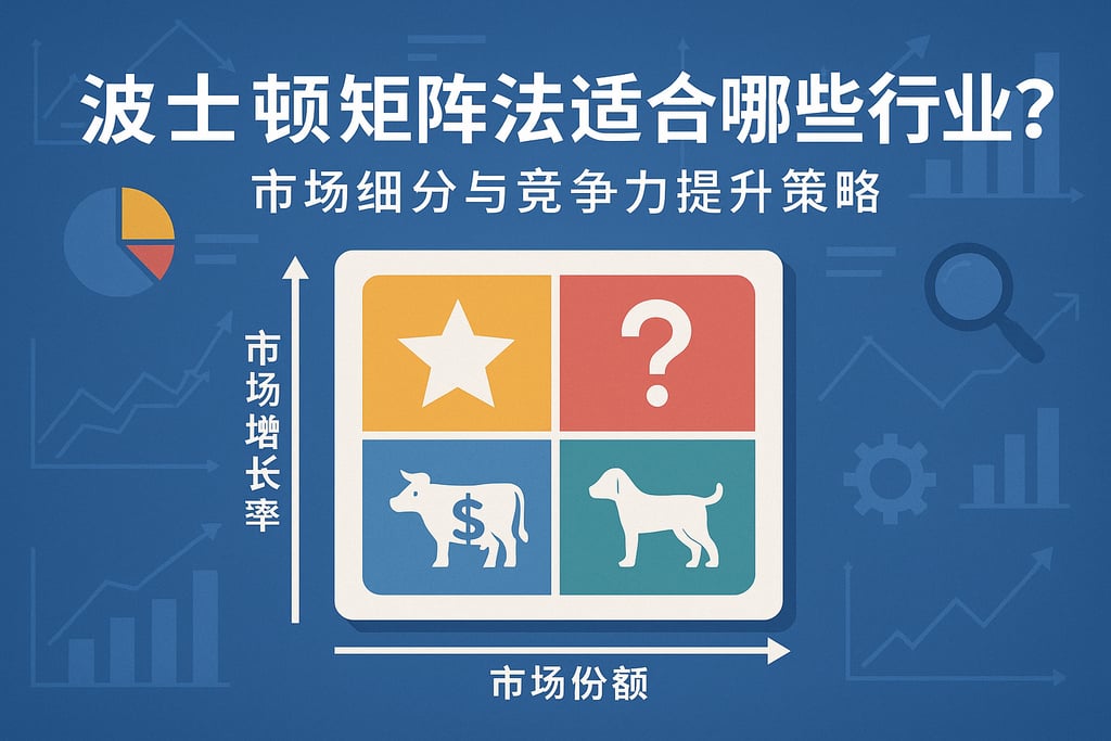 波士顿矩阵法适合哪些行业？市场细分与竞争力提升策略