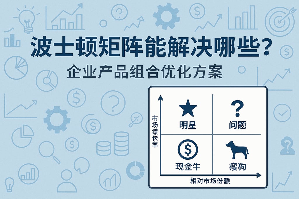 波斯顿矩阵能解决哪些问题？企业产品组合优化方案