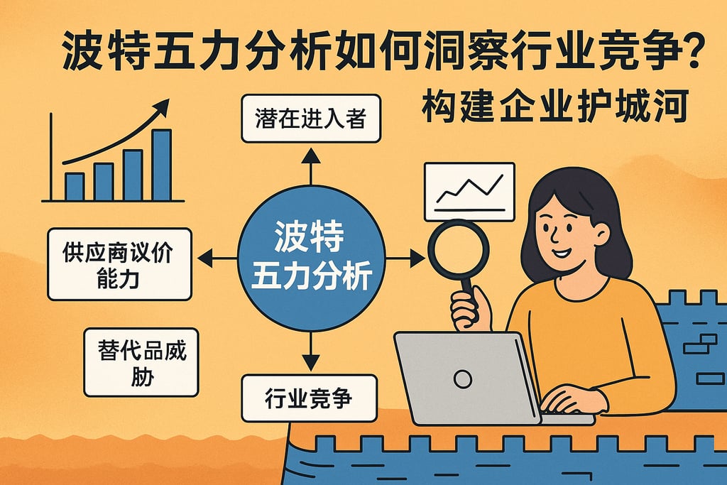 波特五力分析如何洞察行业竞争？构建企业护城河