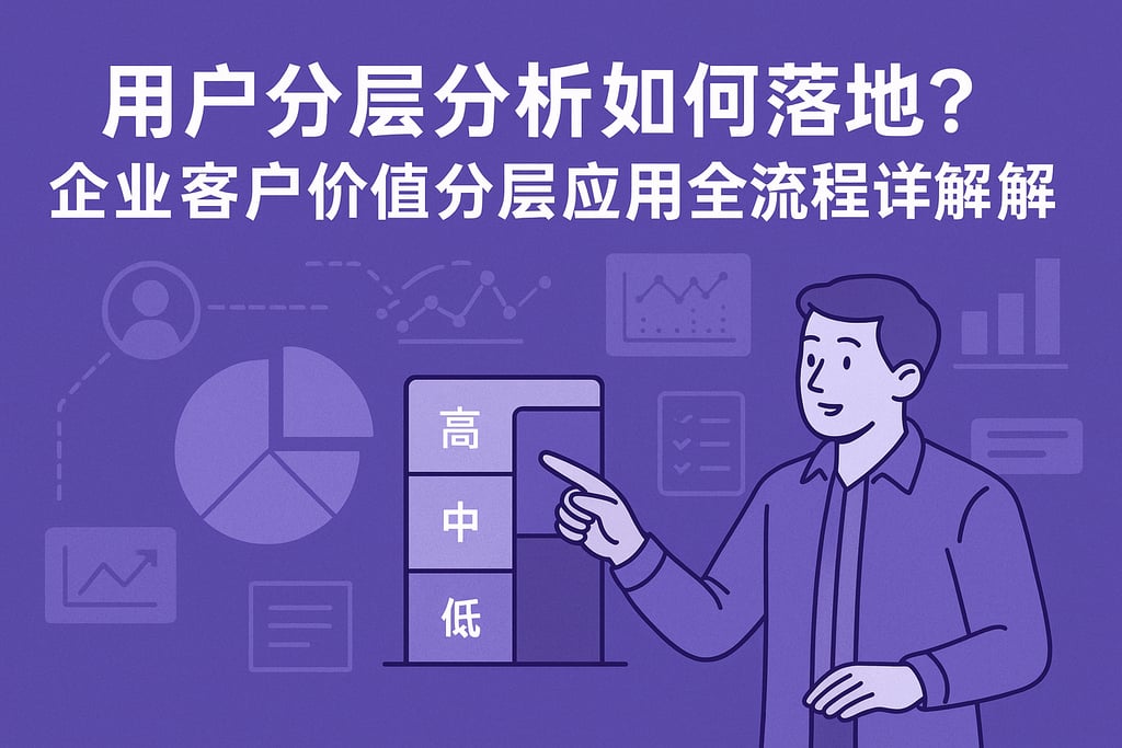 用户分层分析如何落地？企业客户价值分层应用全流程详解