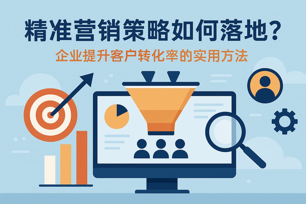 精准营销策略如何落地？企业提升客户转化率的实用方法