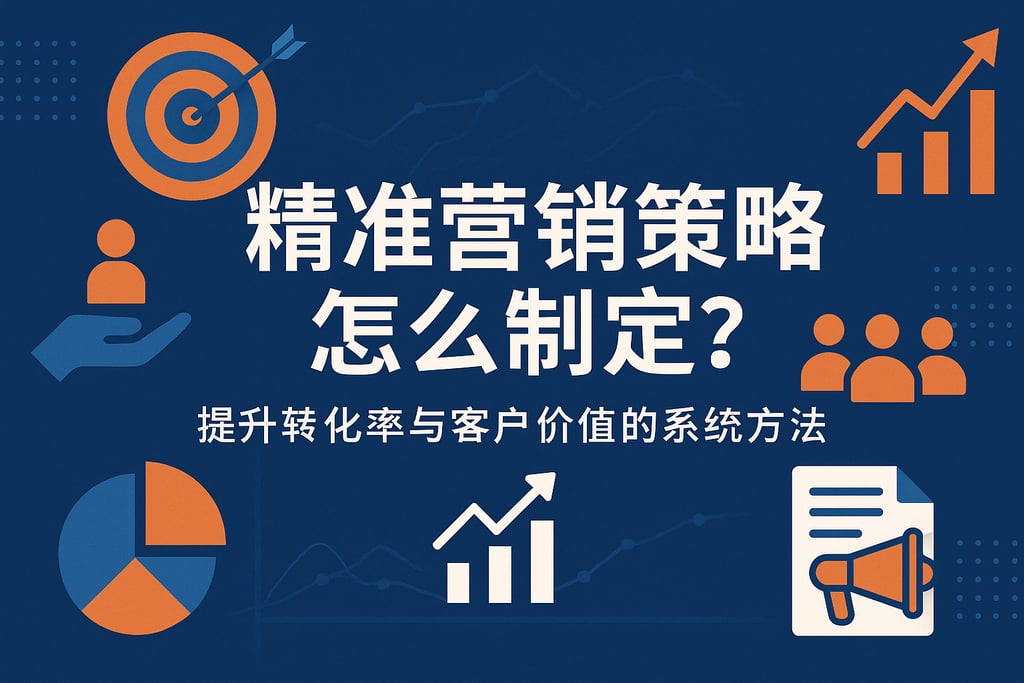 精准营销策略怎么制定？提升转化率与客户价值的系统方法