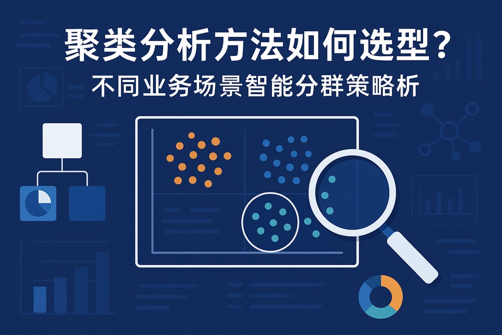 聚类分析方法如何选型？不同业务场景智能分群策略解析