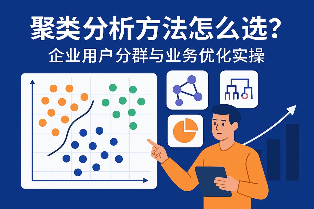 聚类分析方法怎么选？企业用户分群与业务优化实操