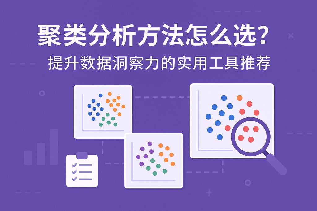 聚类分析方法怎么选？提升数据洞察力的实用工具推荐