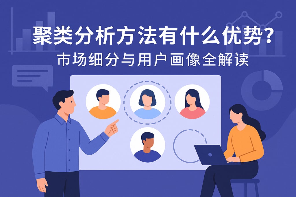 聚类分析方法有什么优势？市场细分与用户画像全解读