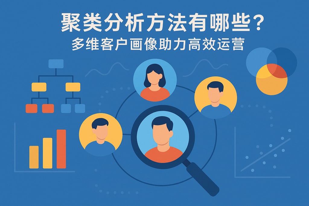 聚类分析方法有哪些？多维客户画像助力高效运营