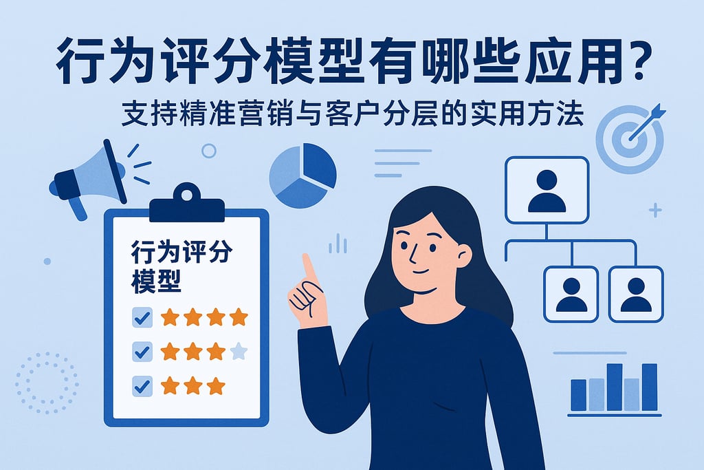 行为评分模型有哪些应用？支持精准营销与客户分层的实用方法