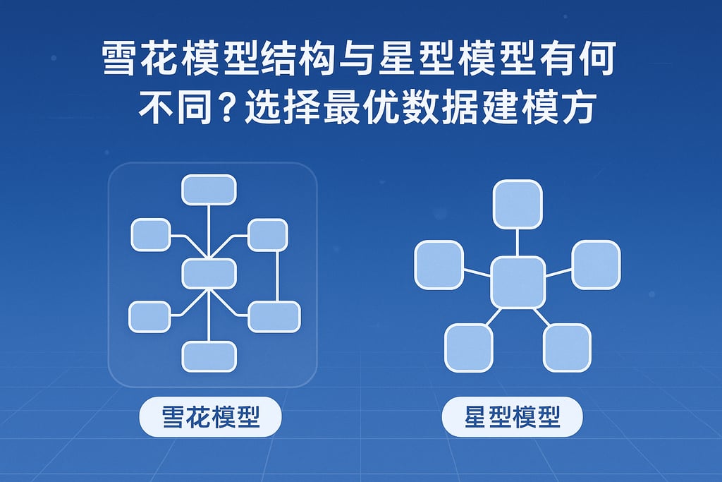 雪花模型结构与星型模型有何不同？选择最优数据建模方案