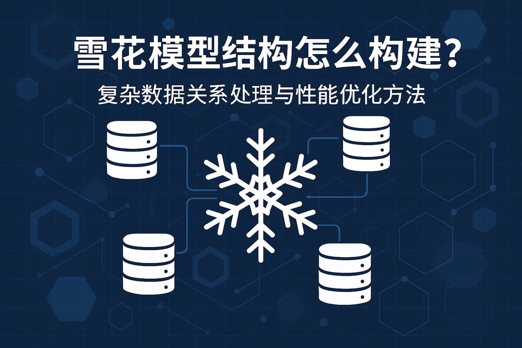 雪花模型结构怎么构建？复杂数据关系处理与性能优化方法