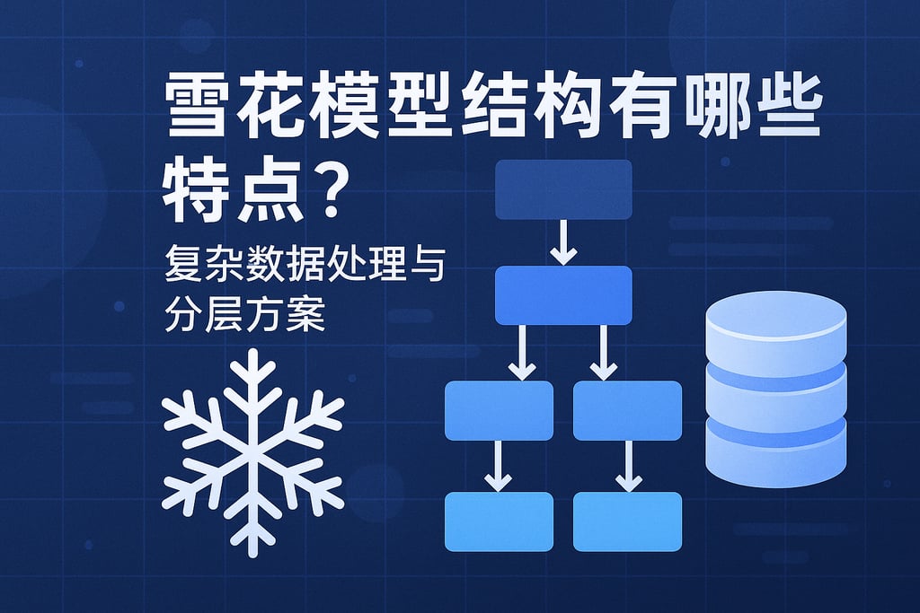 雪花模型结构有哪些特点？复杂数据处理与分层方案
