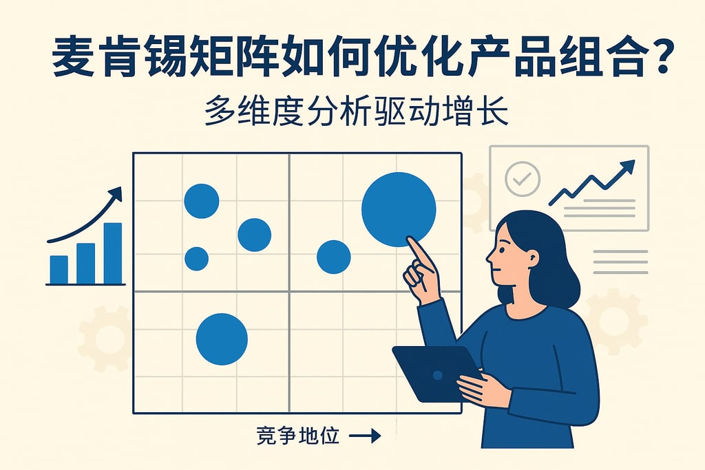 麦肯锡矩阵如何优化产品组合？多维度分析驱动增长