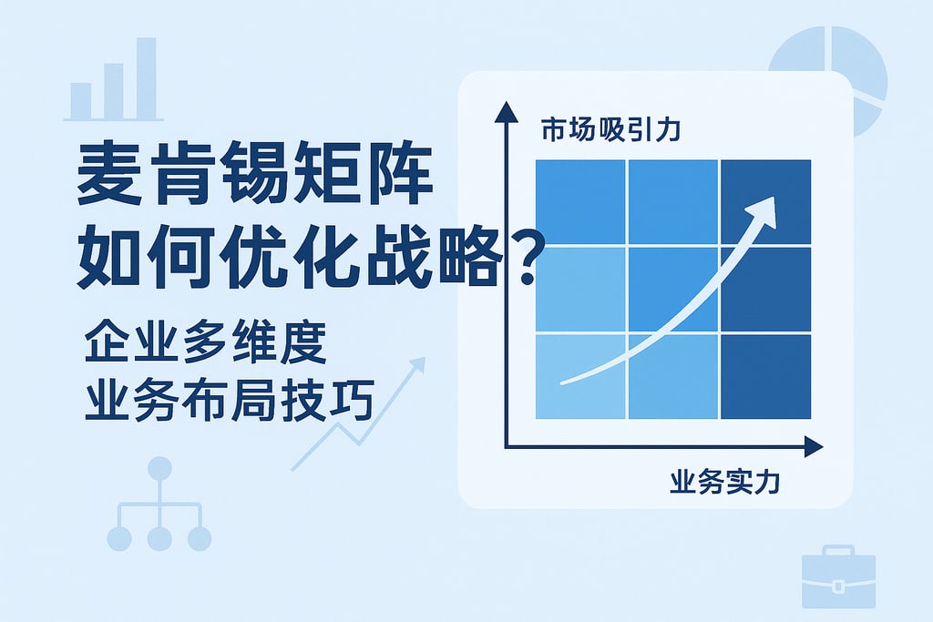 麦肯锡矩阵如何优化战略？企业多维度业务布局技巧