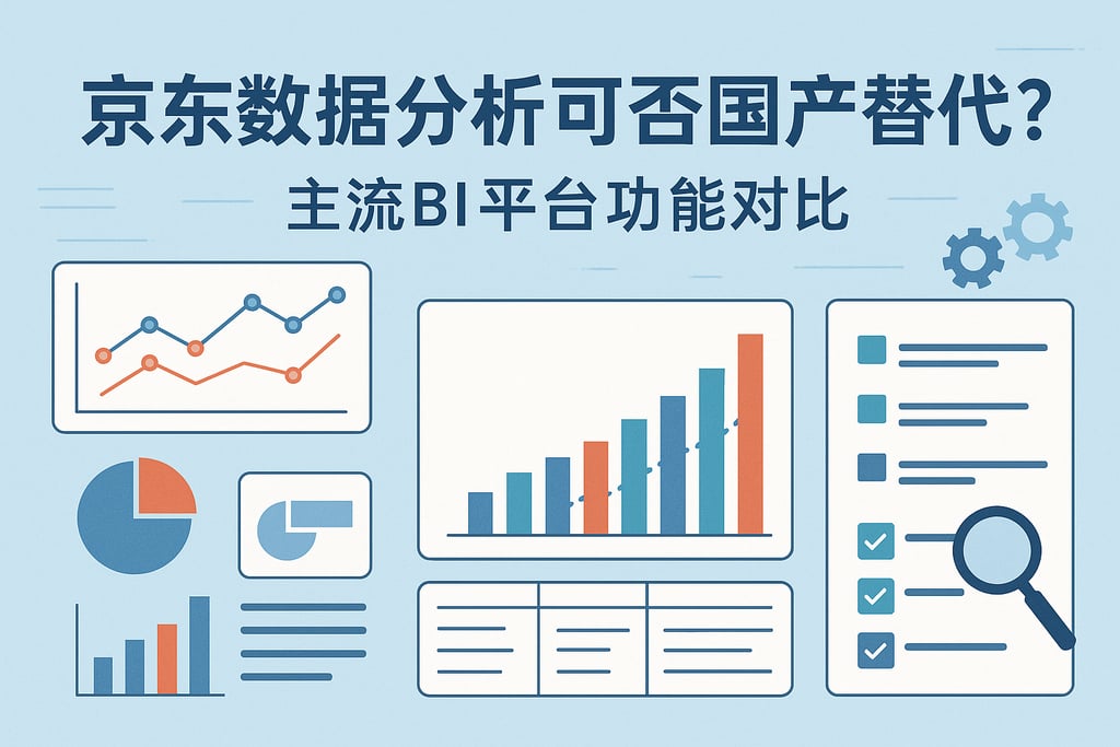 京东数据分析可否国产替代？主流BI平台功能对比