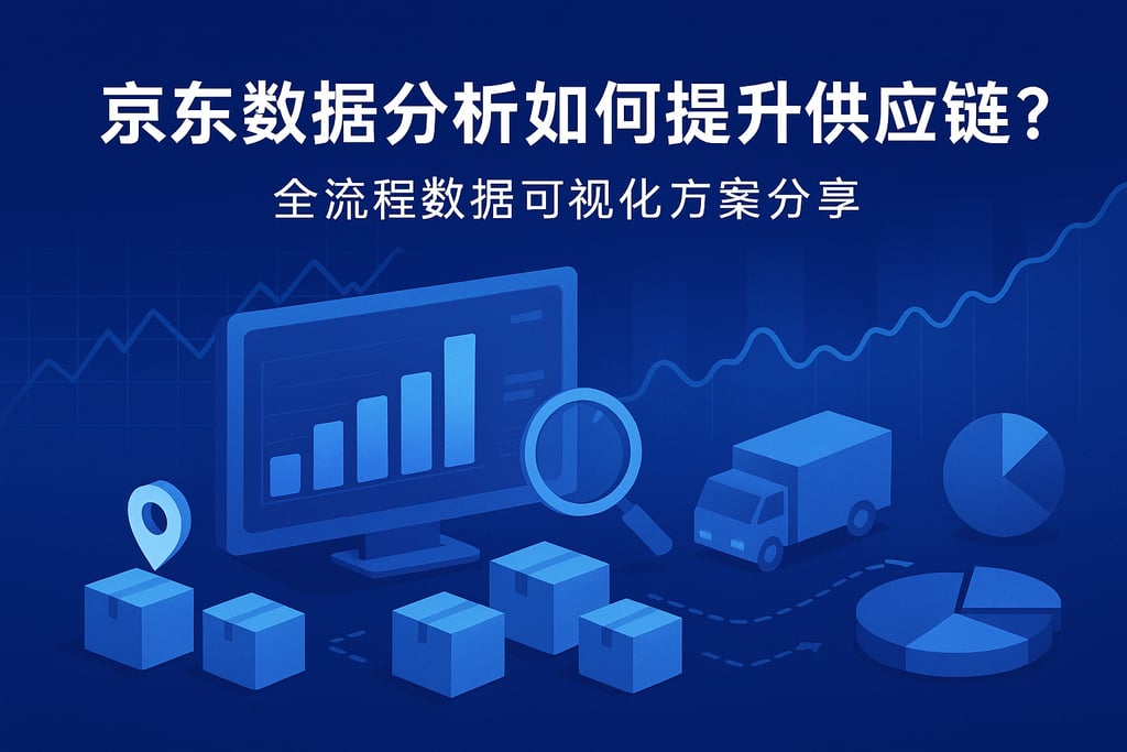 京东数据分析如何提升供应链？全流程数据可视化方案分享