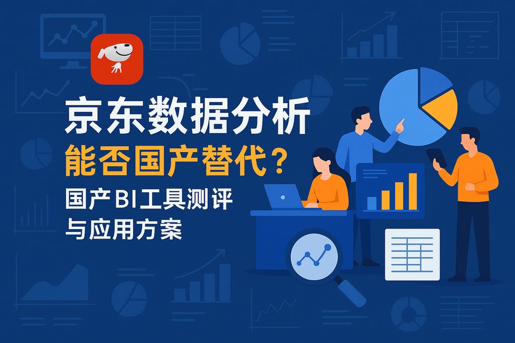 京东数据分析能否国产替代？国产BI工具测评与应用方案