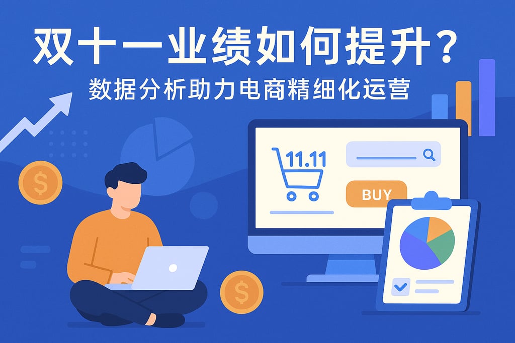 双十一业绩如何提升？数据分析助力电商精细化运营
