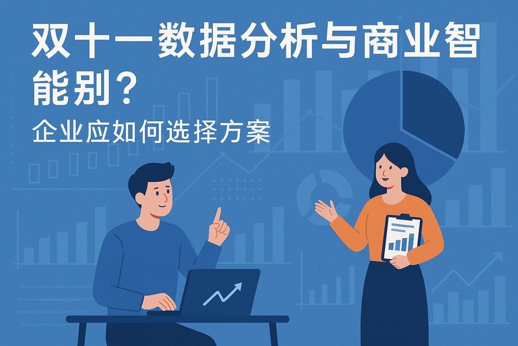 双十一数据分析与商业智能区别？企业应如何选择方案