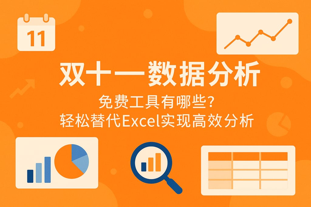 双十一数据分析免费工具有哪些？轻松替代Excel实现高效分析
