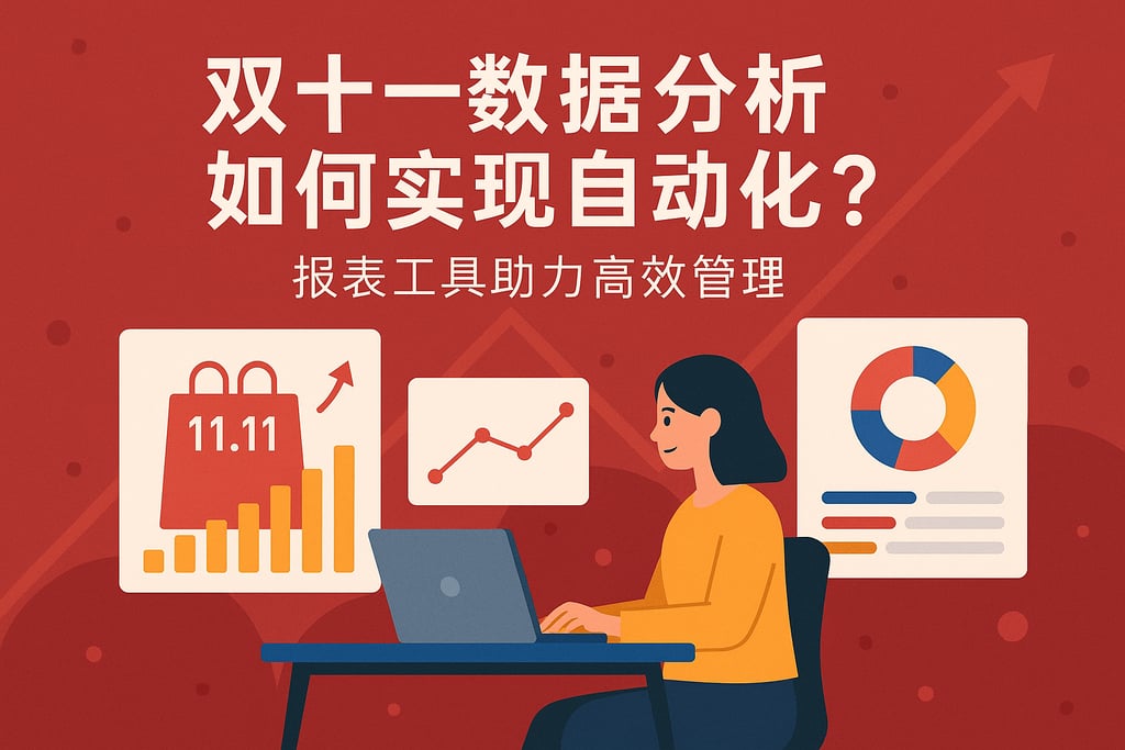 双十一数据分析如何实现自动化？报表工具助力高效管理
