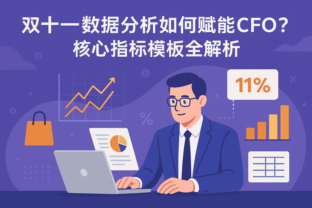 双十一数据分析如何赋能CFO？核心指标模板全解析